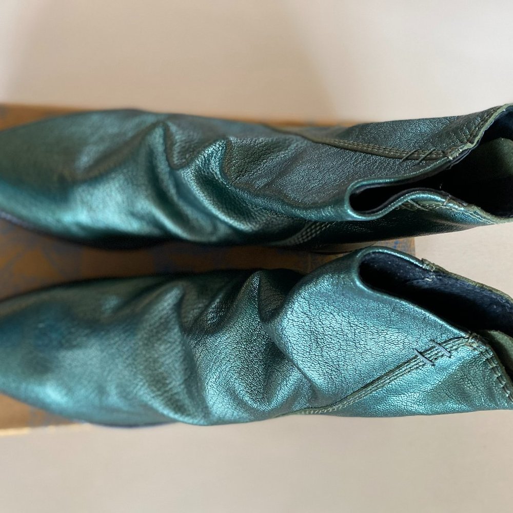 Free People, Size 39, Green Ankle Boot